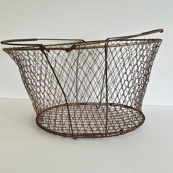 Other - Antique Rusty Egg Basket